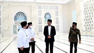 Presiden Jokowi Meresmikan Masjid At Thohir, Kota Depok, 9 Maret 2022