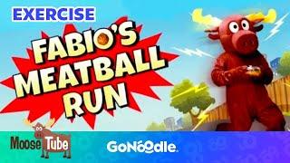 Fabio's Meatball Run | Activities For Kids | Exercise | GoNoodle