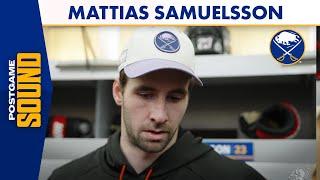 "We Have To Work Collectively As A Unit" | Mattias Samuelsson After Buffalo Sabres Loss To Toronto