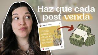 Cada POST que subas VENDERÁ si ves este vídeo