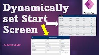 Set start screen for your PowerApps App | Power Apps Basics | Power Platform for Beginners