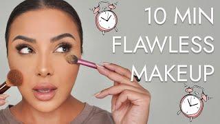 10 MINUTE MAKEUP TUTORIAL FLAWLESS AND EASY | NINA UBHI