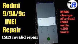 Redmi 9/9A invalid IMEI Repair without Box Without Dongle | Muai-Meta Tool MMC change after repair