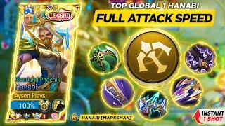 HANABI BUFF WITH NEW FULL ATTACK SPEED ITEM 100% DEADLY!  (SPEED DAMAGE HACK) | HANABI MLBB