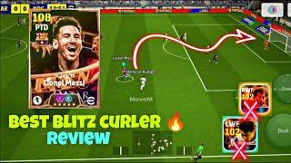 REVIEW MESSI Blitz Curler 108 rated pack MSN efootball mobile 2025