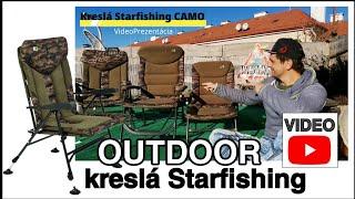 Kreslá Starfishing SUPER DELUXE FLEECE CAMO, REPUS RECLINER XL CAMO, MEDIUM DELUXE FLEECE CAMO,