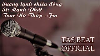 Karaoke Sương Lạnh Chiều Đông - Tone Nữ Thấp | TAS BEAT