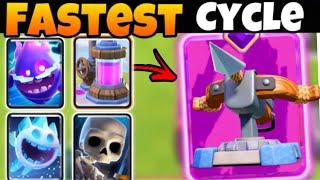 3.0 elixer *FASTEST* X-bow cycle deck - Clash Royale