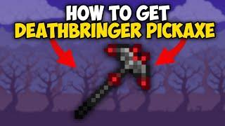 How to Get Deathbringer Pickaxe in Terraria 1.4.4.9 | Deathbringer Pickaxe terraria