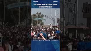 RIBUAN WARGA GAZA MELARIKAN DIRI SEUSAI RS AL SYIFA DIBOMBARDIR ISRAEL #Shorts