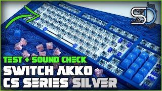 Akko CS Silver - Switch fluidi, veloci ed economici! (Sound Test)