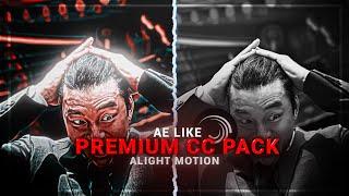 AE inspired " Premium cc Pack in Alight motion " || Demon 