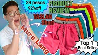  Product Review | TASLAN short top 1 Best seller in shopee 92% off 39php only