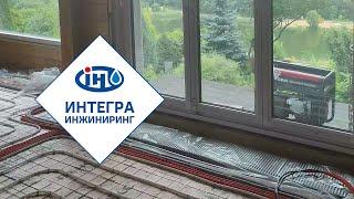 Водяной тёплый пол и электрика в одной стяжке