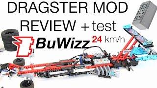 24 km/h BuWizz test + review 42050 Dragster mod