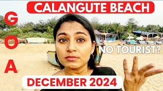 Goa Calangute Beach December 2024 | Goa Vlog | Goa