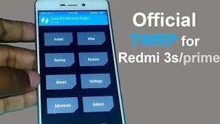 Official TWRP Recovery for redmi 3s/3s prime!!