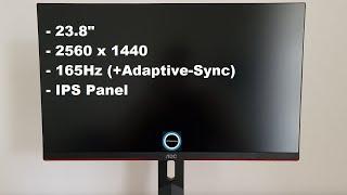 AOC Q24G2A/BK Review - Small but Mighty (23.8" QHD 165Hz)