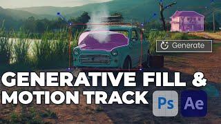 Transforming Video with Generative Fill and Motion Tracking | Photoshop & After Effects Tutorial
