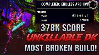 ESO Infinite Archive: UNKILLABLE Dragonknight Build! - 378K SOLO Score [#1 PS EU Leaderboard]