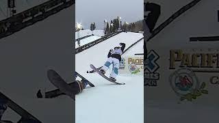 Zeb Powell  #XGames Aspen 2023 Chipotle Snowboard Knuckle Huck