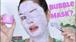 TESTING: Purple Bubble Mask!!! Foamy Korean Skincare!