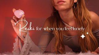 ASMR REIKI for loneliness | comforting full body chakra balancing, personal attention, hand movement