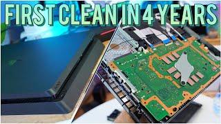 PS4 Slim- Disassembling, Cleaning, Thermal Paste And Thermal Pads Replacement