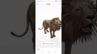 Google Animals in Augmented Reality! (AR) Animal List