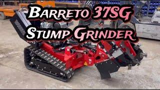 The Best Walk Behind Stump Grinder - The Barreto 37SG