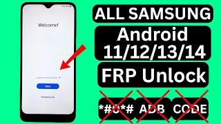 All Samsung Android 11/12/13/14 FRP Bypass 2024 | No *#0*# | No Need FRP Tool - Google ID Bypass