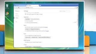 Google™ Chrome: Delete specific Autofill entries and saved text in Windows® Vista