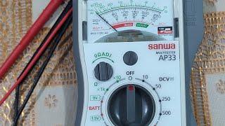 Sanwa Ap33 Multimeter Unboxing and Testing