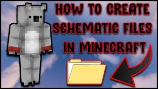 How To Create a Schematic In Minecraft