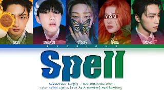 SEVENTEEN (세븐틴) PERFORMANCE TEAM 'Spell' - You As A Member [Karaoke] || 5 (14) Members Ver.