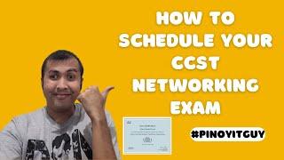 CCST Networking | How to schedule your exam | Pinoy IT Guy #ccst #ccna #networkengineer