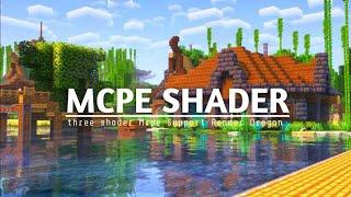 TOP 3 SHADER MCPE 1.21 & 1.21.2 || MCPE SHADER - SUPPORT RENDER DRAGON & REALISTIC SHADER