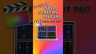 FREE Split Screens Plugins For Final Cut Pro #shorts [EXCERPT]