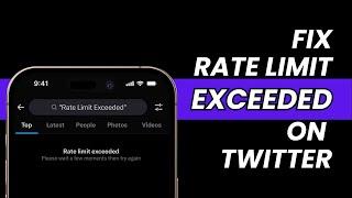 How to Fix Rate Limit Exceeded on Twitter | 2023