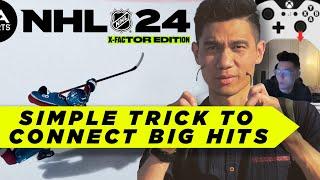 Connect Big Hits With This Simple Trick | NHL 24 Tutorial