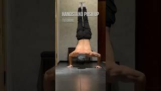 Handstand Push Up Tutorial #calisthenics #workout