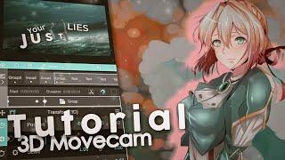 Tutorial Amv Typography 3D Movecam Like AE!! Node Video