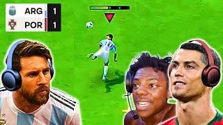 Messi & Ronaldo play FC 25 vs. IShowSpeed!