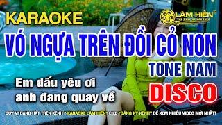 Vó Ngựa Trên Đồi Cỏ Non Karaoke Nhạc Sống Disco Tone Nam Gm I Karaoke lâm Hiền