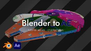 Blender To After Effects | Cryptomattes | 3D Tutorial