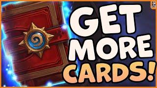 The EASIEST Ways To Get MORE CARDS In Hearthstone WITHOUT PAYING!!
