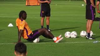 Primo allenamento di Colpani in viola