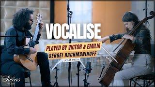 Victor Santana & Emilia Lomakova play Vocalise Op. 34 by S. Rachmaninoff on Guitar & Violoncello