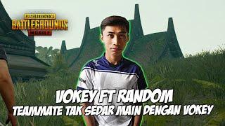 Team Random Tak Sedar Tengah Main Dengan Vokey | Vokey Gameplay | Pubg Mobile