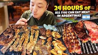 24 Hours of ALL YOU CAN EAT MEAT! The ULTIMATE BBQ Challenge in Argentina